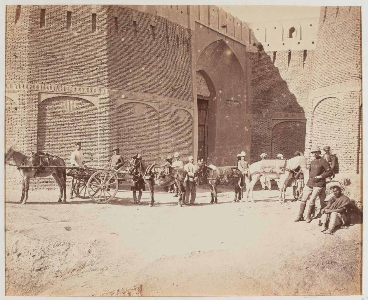 Durani Poort, Heyland Kar en Pak Muilezels, verschillende soorten pakzadels, Kandahar door Benjamin Simpson