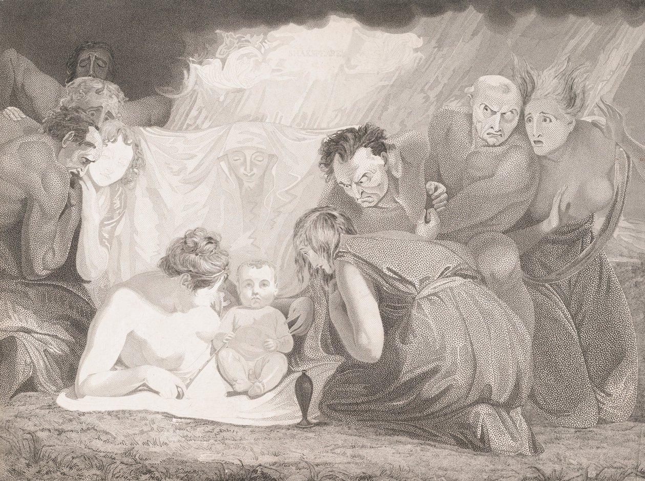 Baby Shakespeare Verzorgd door de Natuur en de Passies door Benjamin Smith