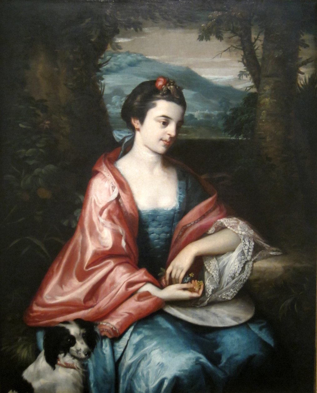 Ann Allen, later mevrouw John Penn door Benjamin West