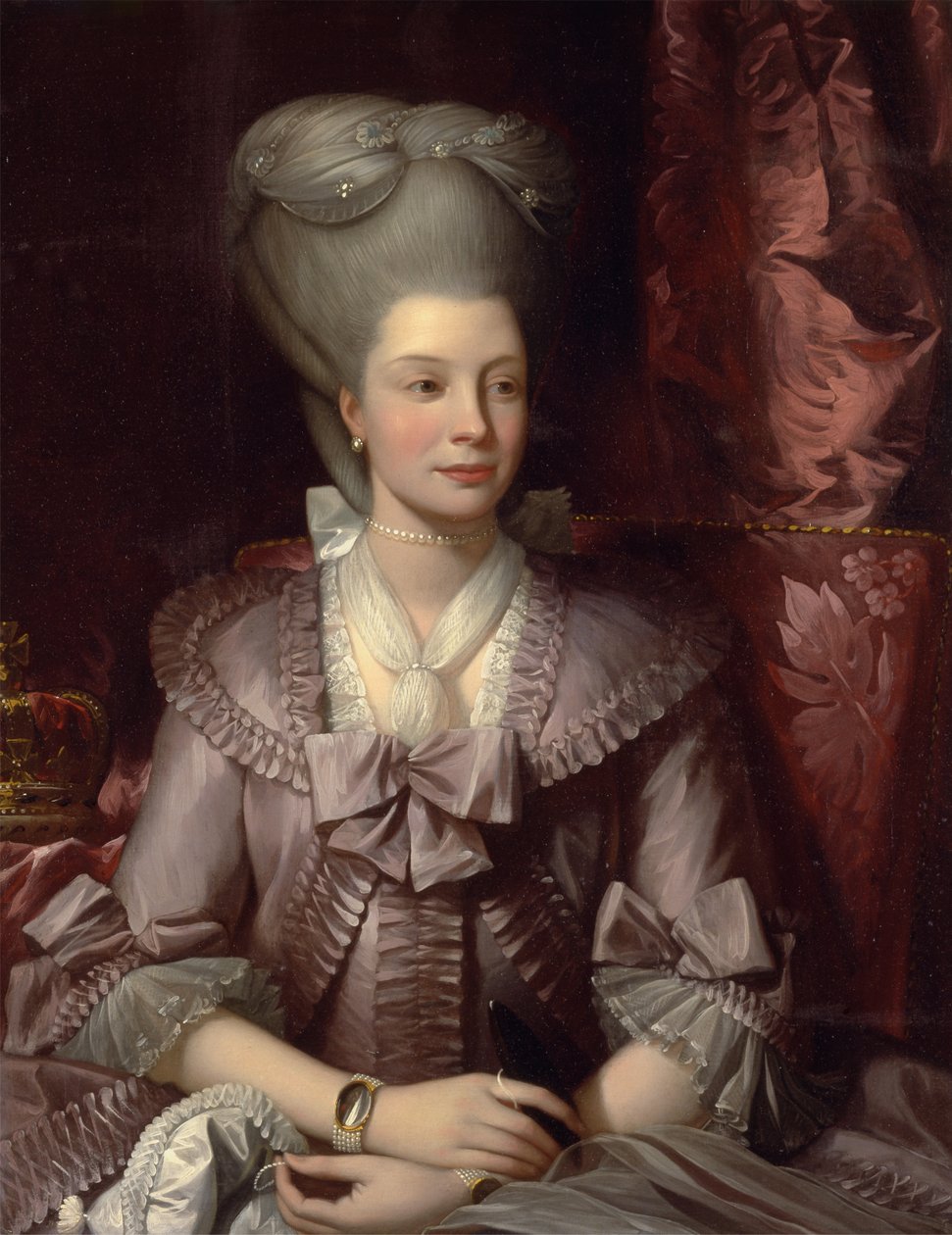 Queen Charlotte door Benjamin West