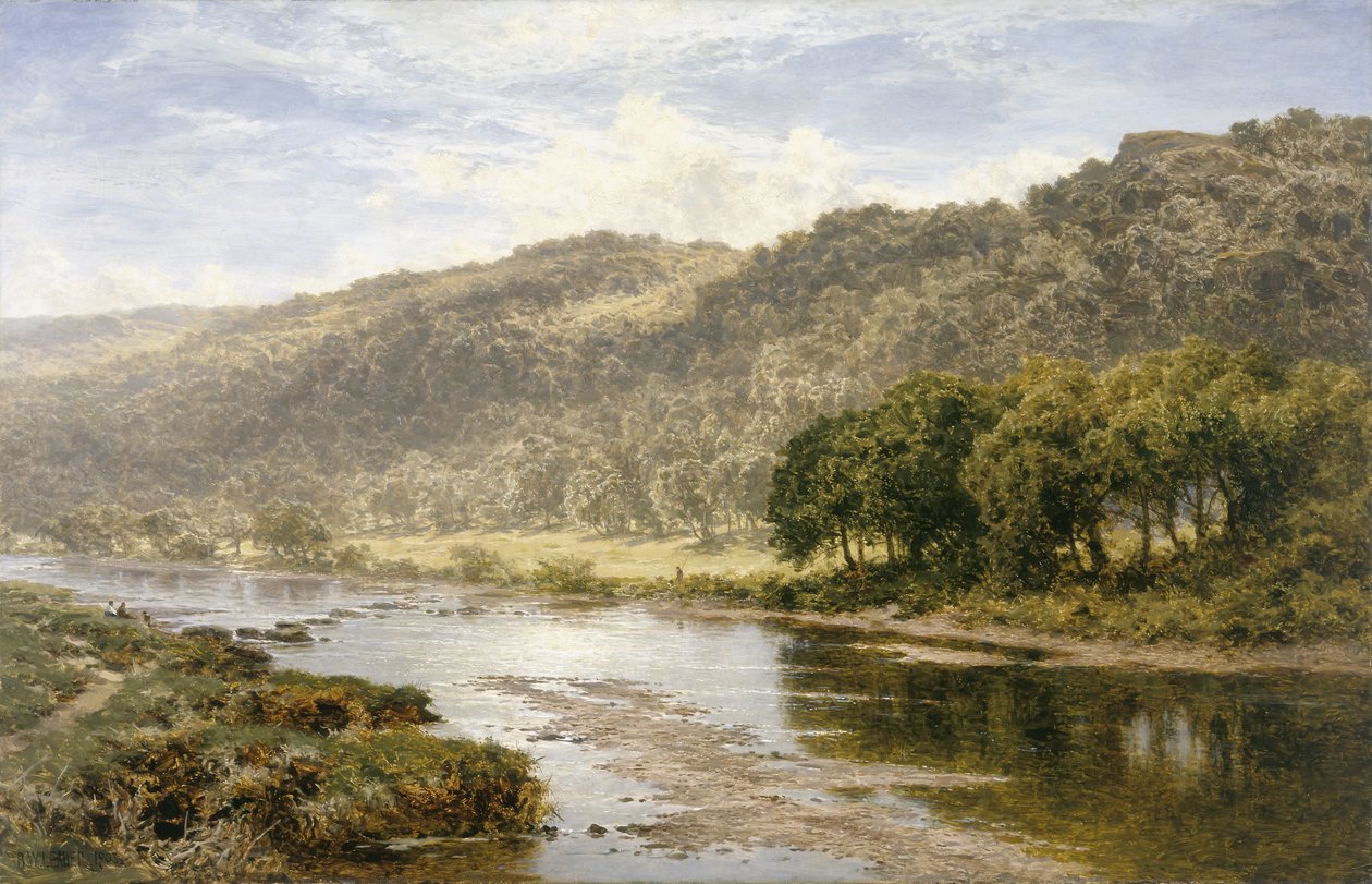 Op de Llugwy onder Capel Curig door Benjamin Williams Leader