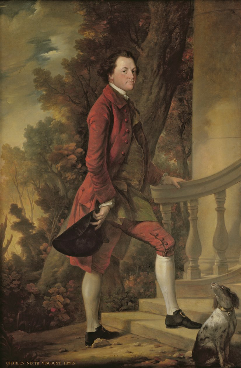 Portret van Charles, 9e Burggraaf Irwin door Benjamin Wilson