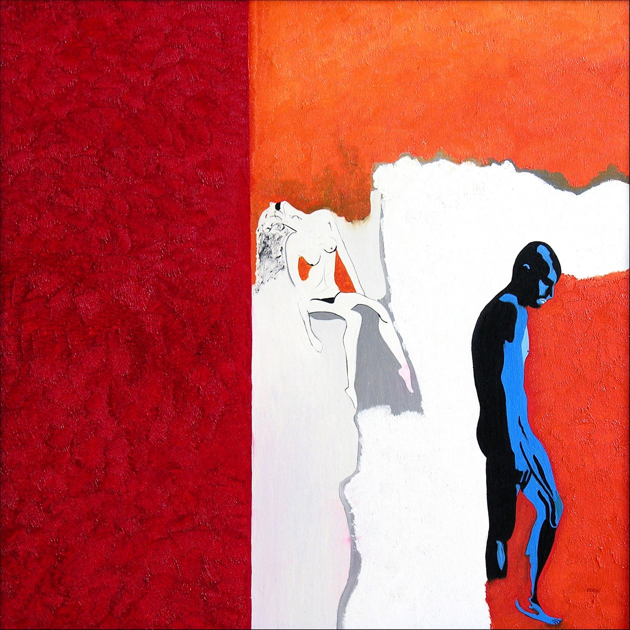 Amerikaanse fotografen 6, 2000 (olieverf op doek) door Benoit Erwann Boucherot