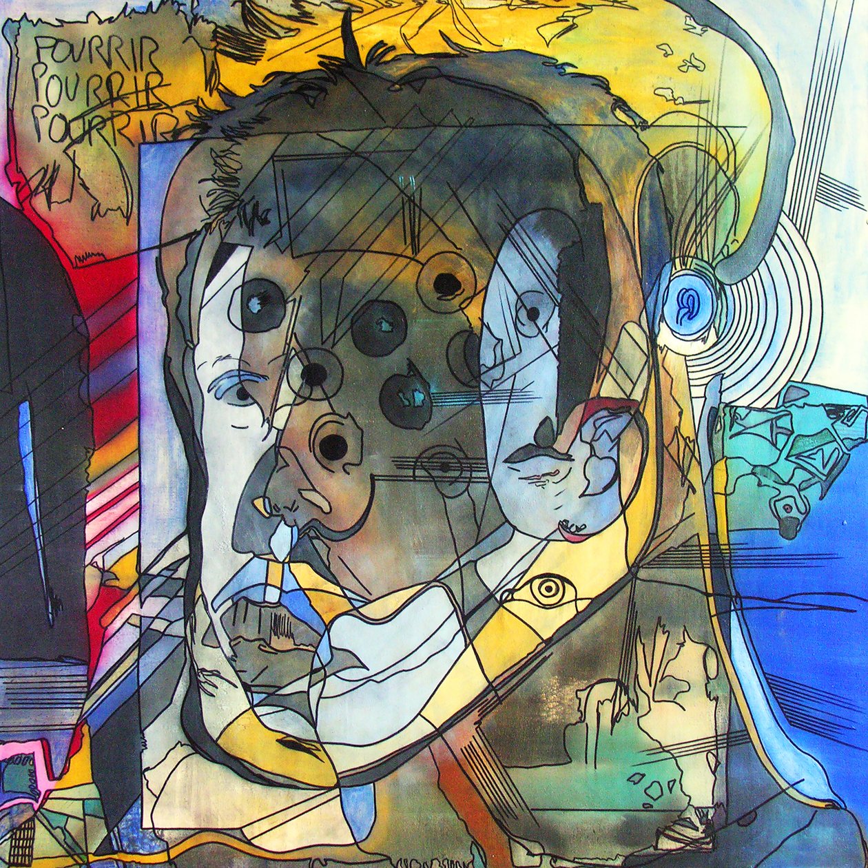 Pourrir, 2007 (olieverf op doek) door Benoit Erwann Boucherot