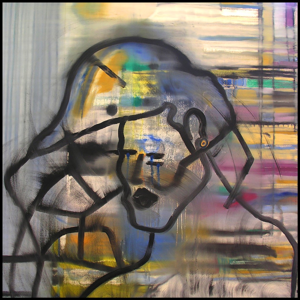 Surautoportret 1, 2003 (olieverf op doek) door Benoit Erwann Boucherot