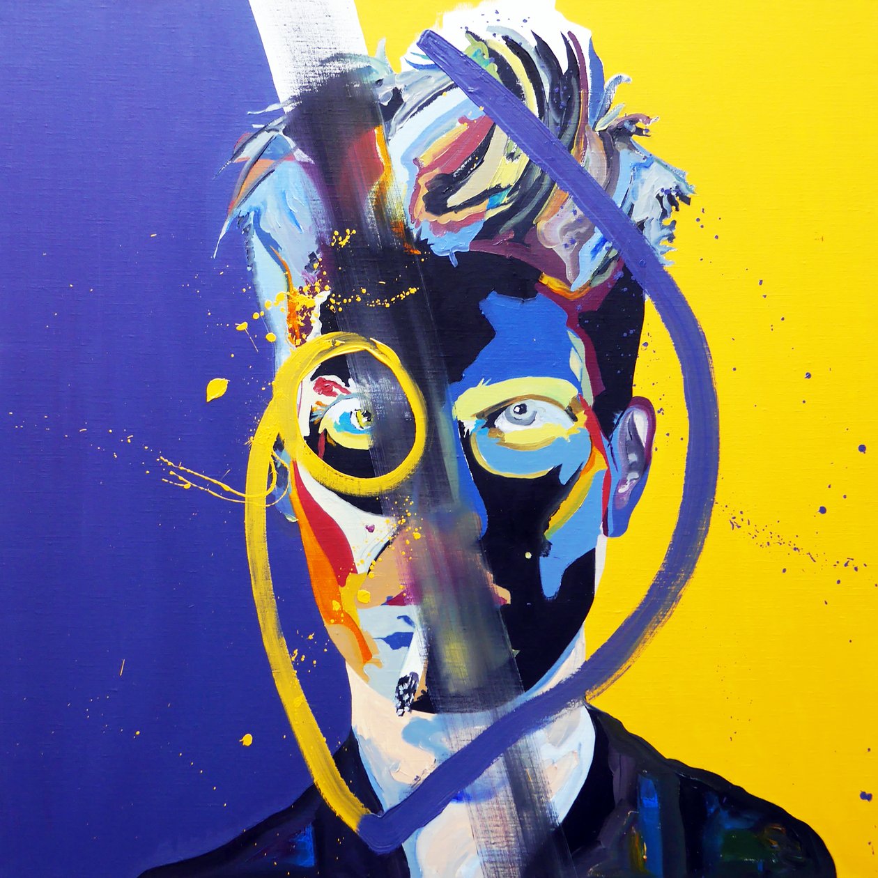 Surportret : Astrid, 2016 (olieverf op doek) door Benoit Erwann Boucherot
