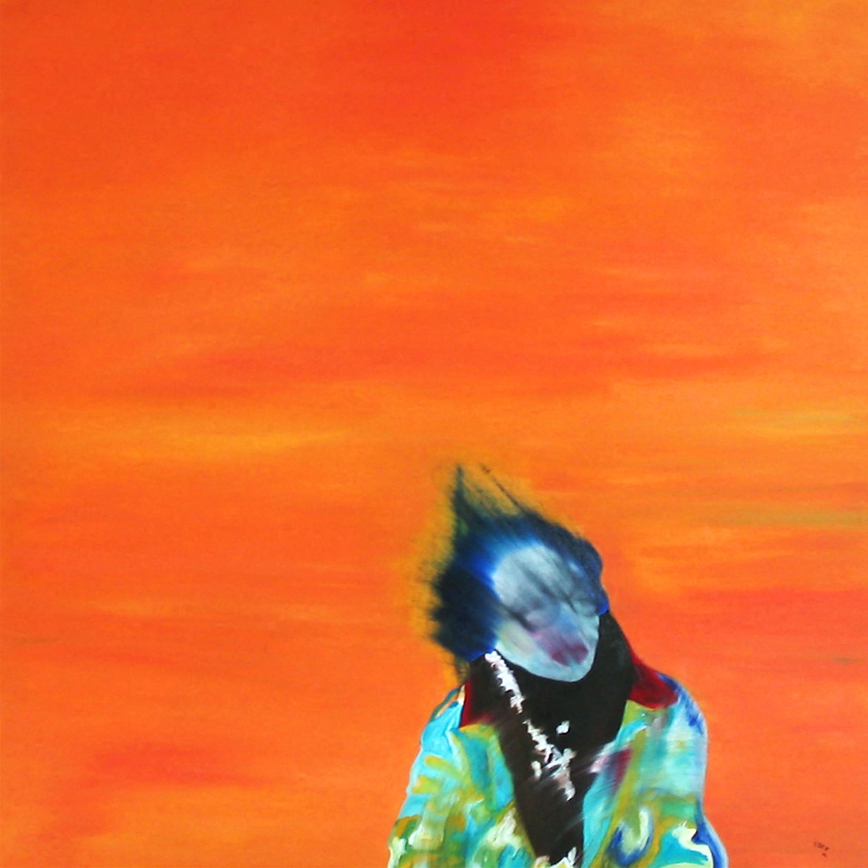 Surportret: Duras  père, 2003 (olieverf op doek) door Benoit Erwann Boucherot