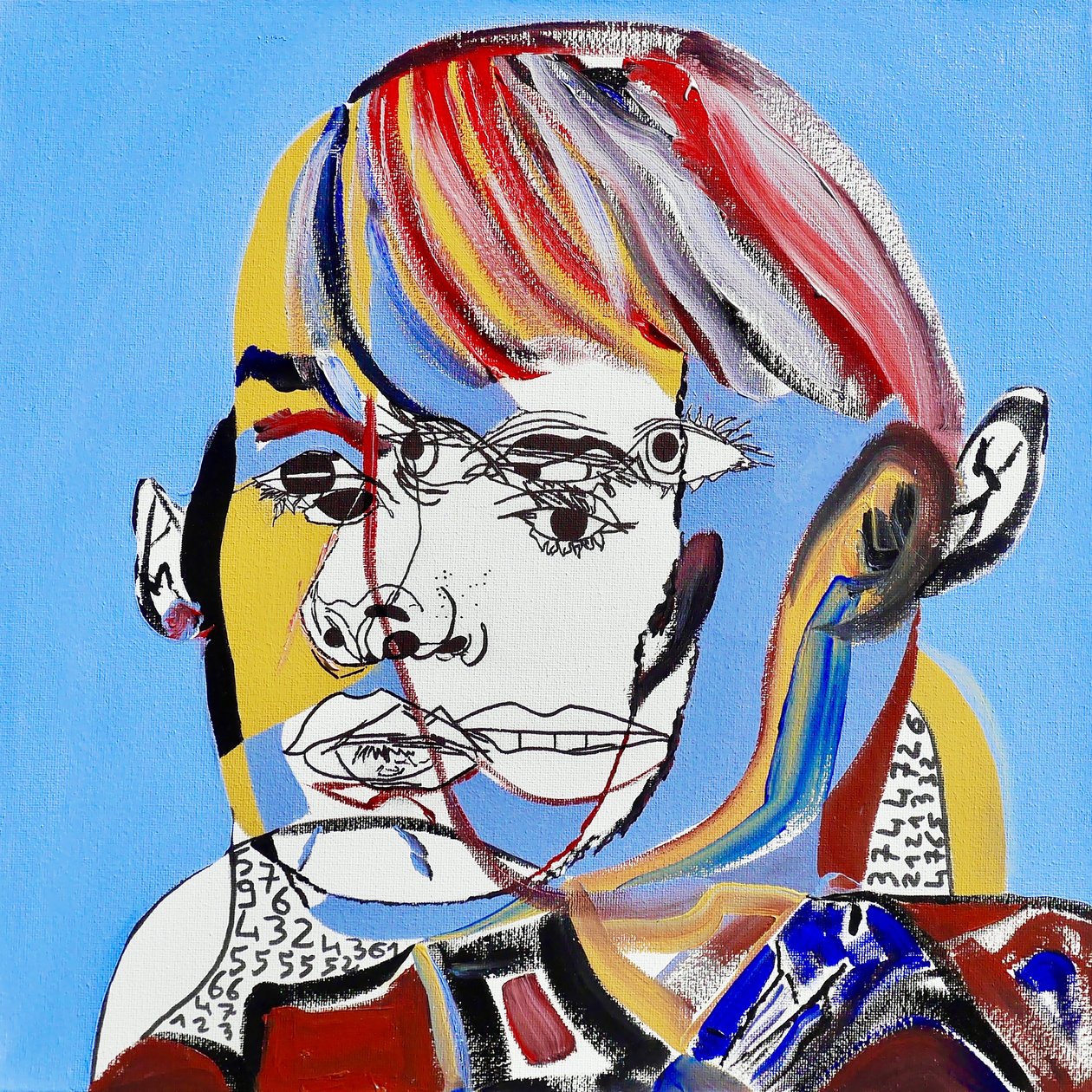 Surportret : Jeanne Moreau, 2019 (olieverf op doek) door Benoit Erwann Boucherot