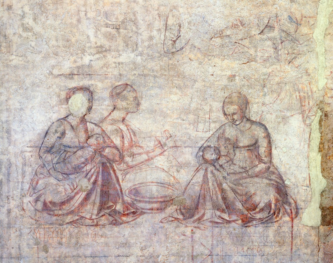 Verhalen van Jacob en Esau (detail) door Benozzo di Lese di Sandro Gozzoli