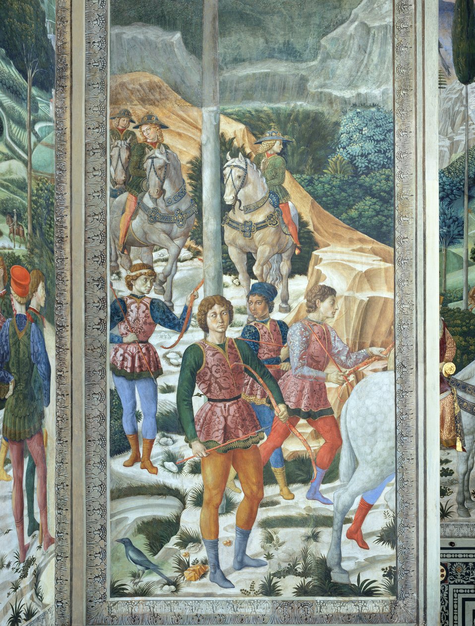 De reis van de wijzen door Benozzo di Lese di Sandro Gozzoli