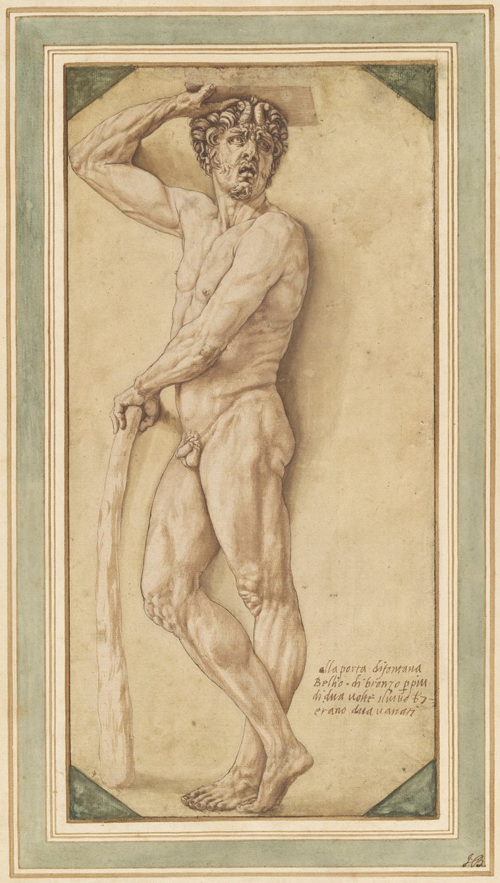 Een sater door Benvenuto Cellini