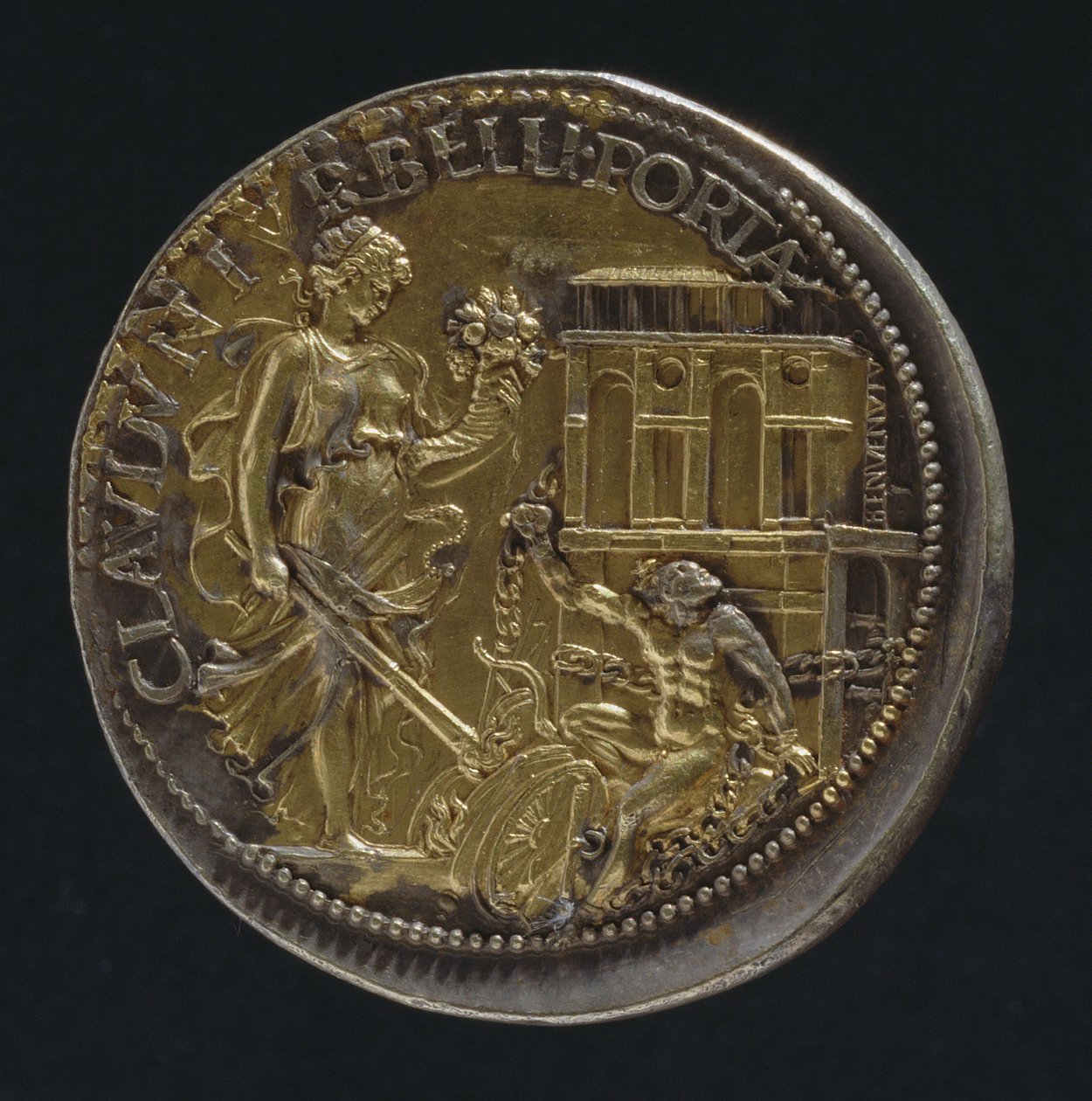 Medaille met een Allegorische Figuur, 1533 door Benvenuto Cellini