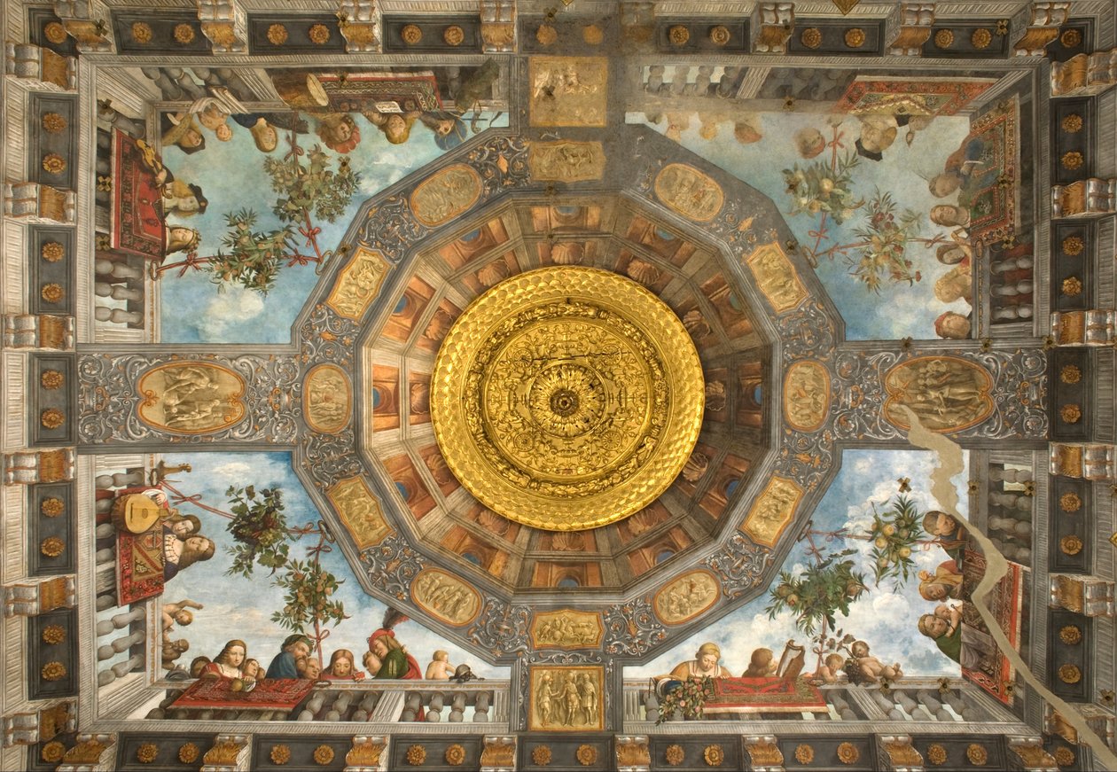 Schatkamer Fresco door Benvenuto Tisi (Il Garofalo)
