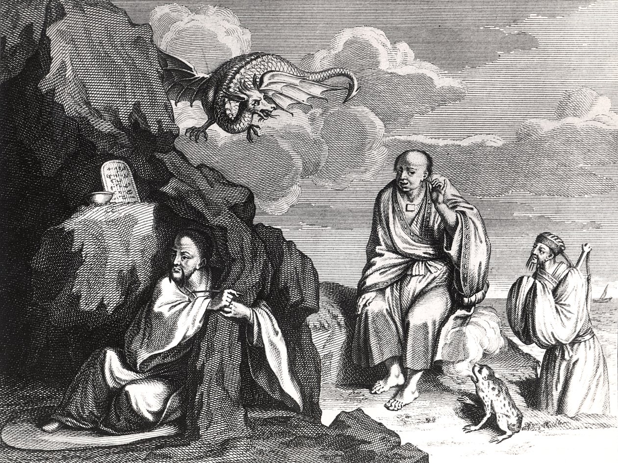 Chinese magiërs en tovenaars, illustratie uit 