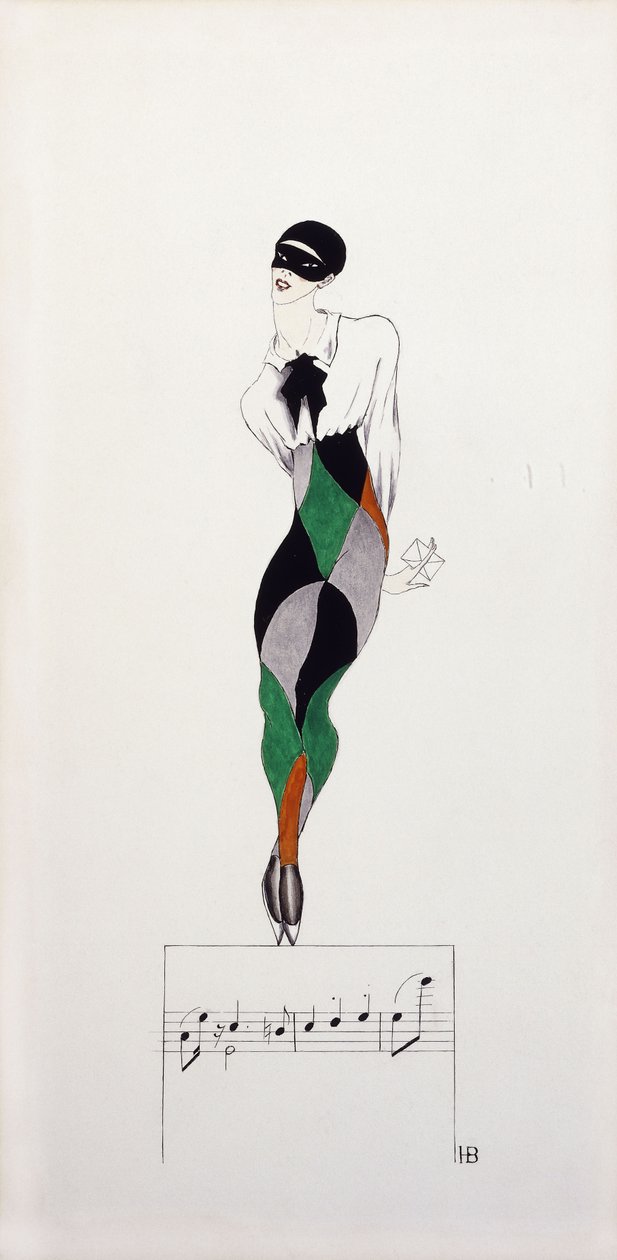 Pierrot door Bernard Boutet de Monvel