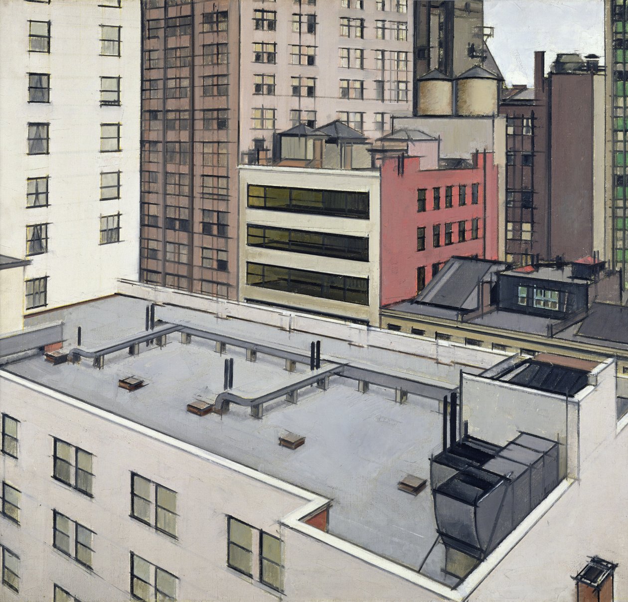 Daken van New York, ca. 1930 door Bernard Boutet de Monvel