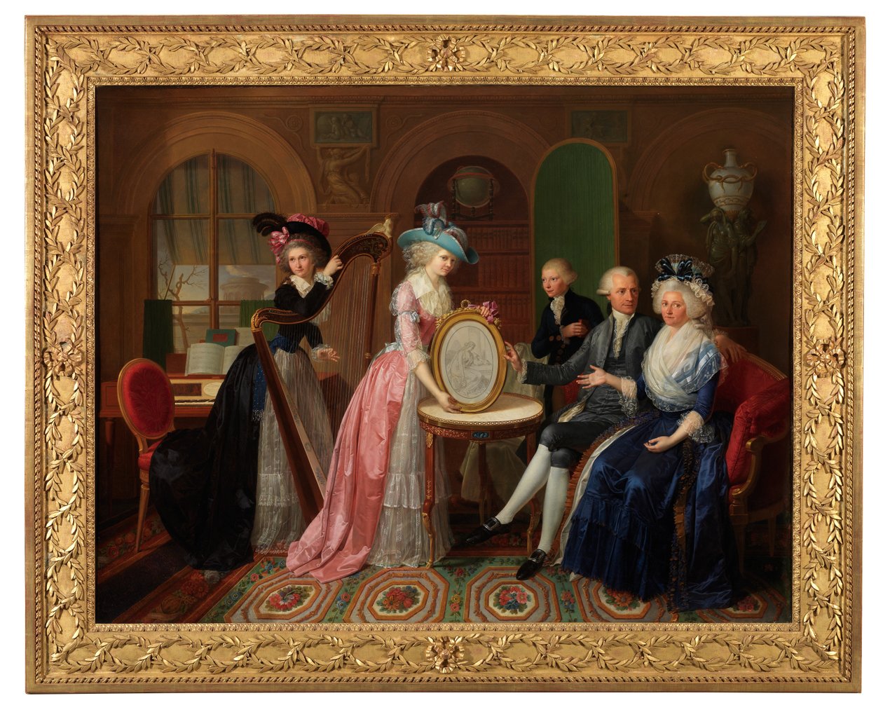 Portret van de familie Villers door Bernard Duvivier