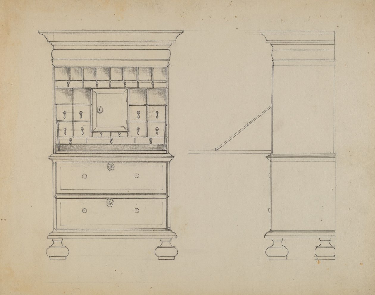 Bureau door Bernard Gussow