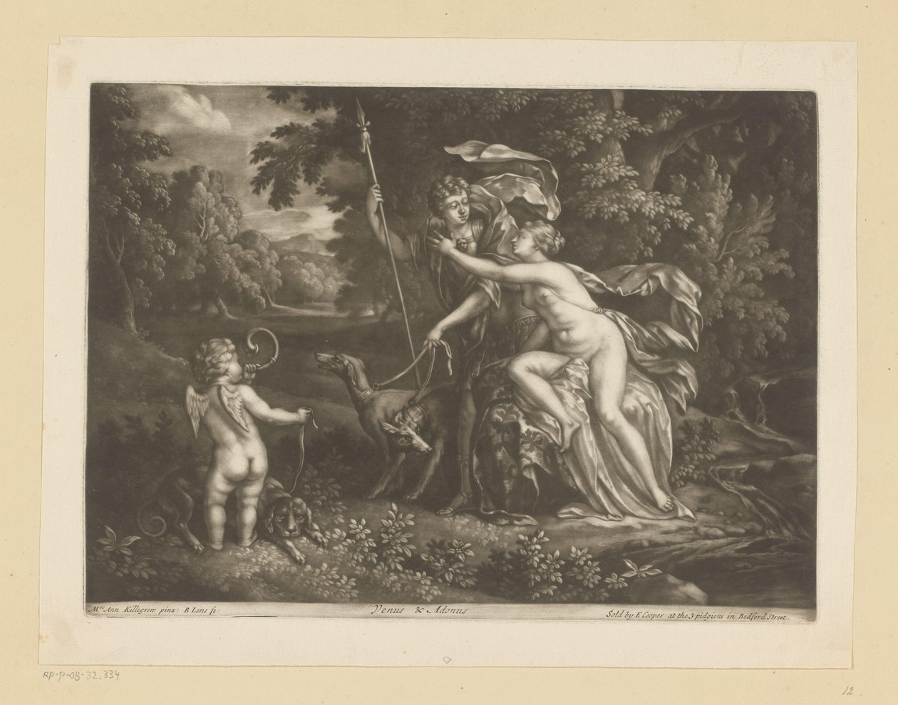 Venus en Adonis door Bernard Lens (I)