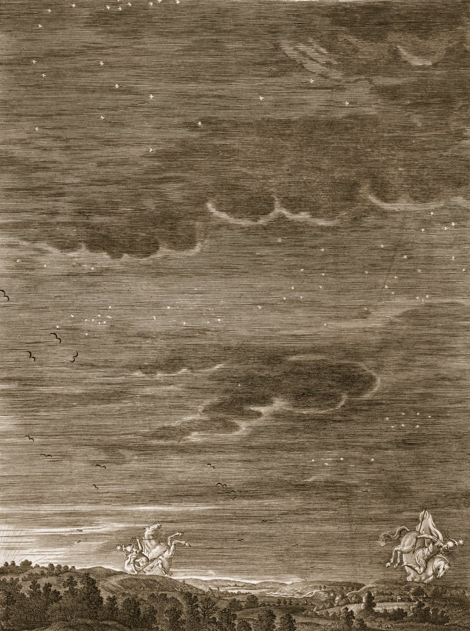 Castor en Pollux, 1731 door Bernard Picart