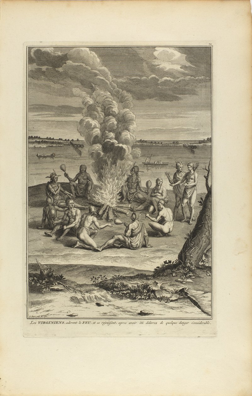 Virginianen houden van vuur... door Bernard Picart