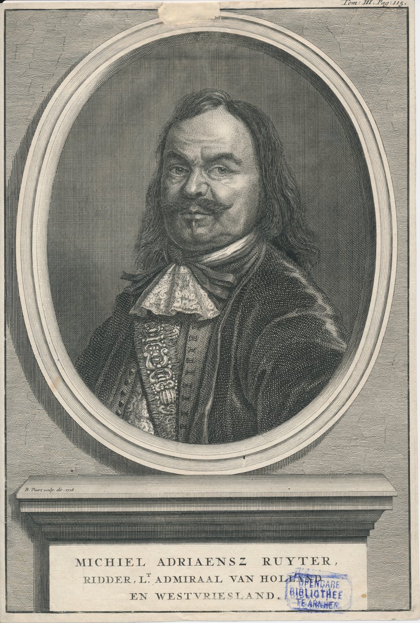 Michiel de Ruyter 1607-1676 Erfgoedcentrum Rozet 300 191 d 2 A-51 door Bernard Picart