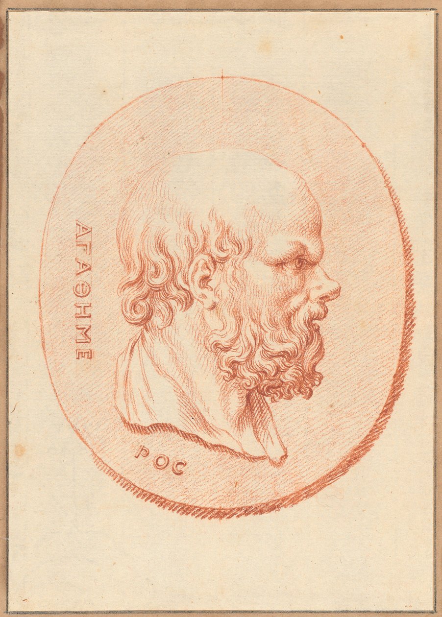 Een van zes cameeën met mythologische en klassieke onderwerpen door Bernard Picart