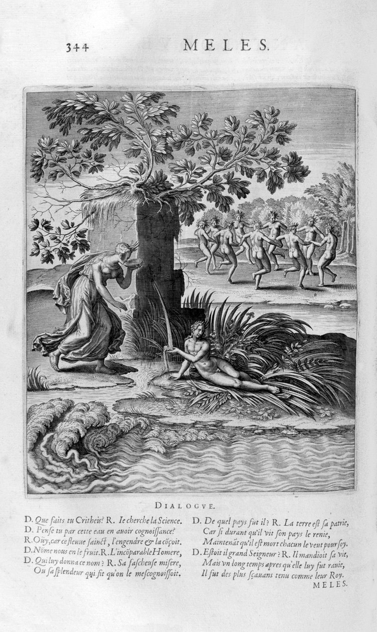 Rivier Meles, 1615 door Bernard Picart