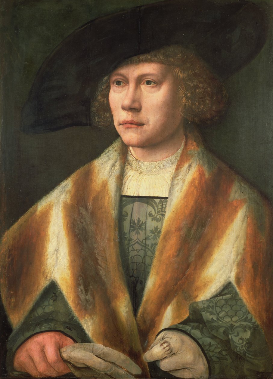 Portret van een jonge man, mogelijk een zelfportret, c.1520 door Bernard van Orley