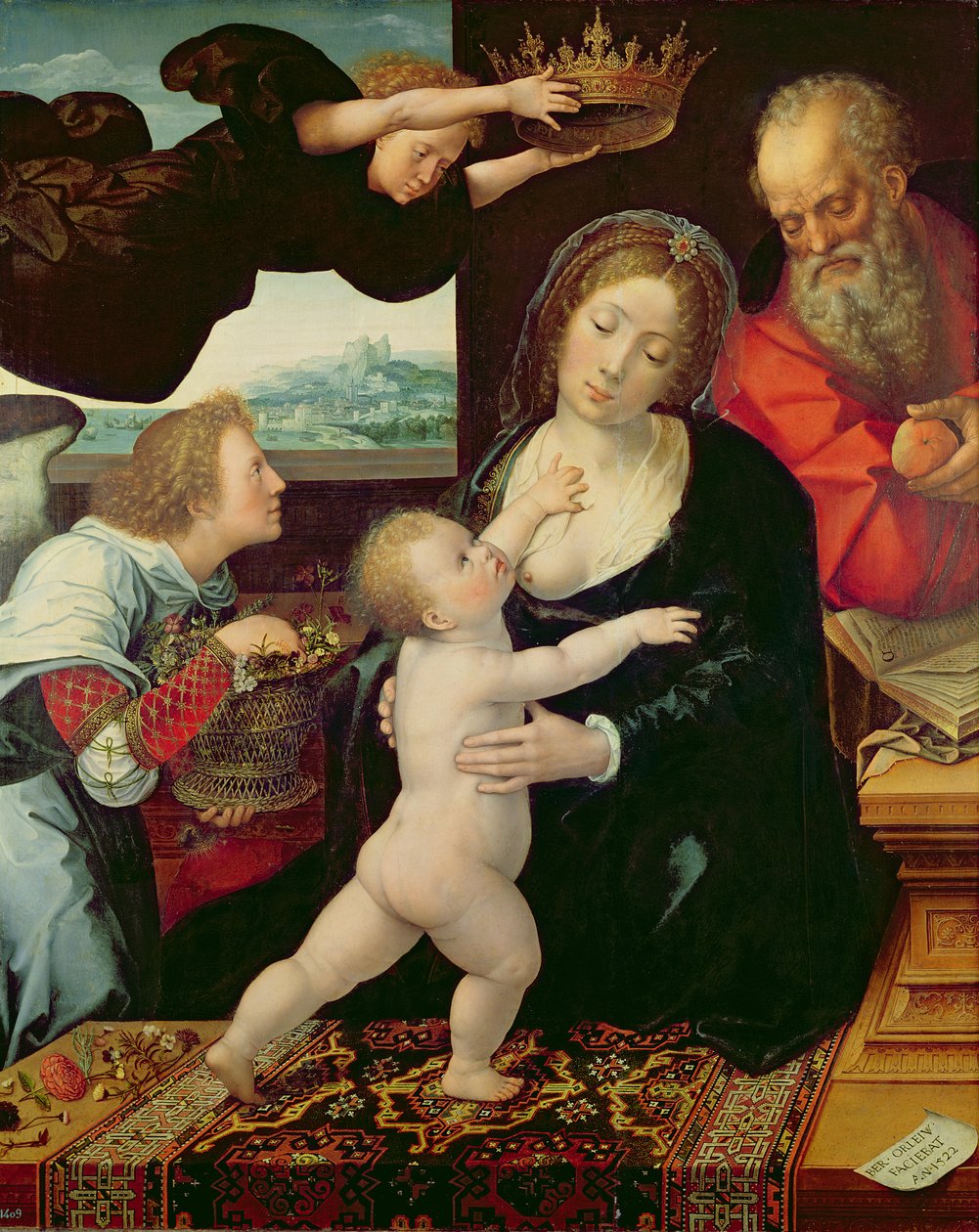 De Heilige Familie, 1522 door Bernard van Orley