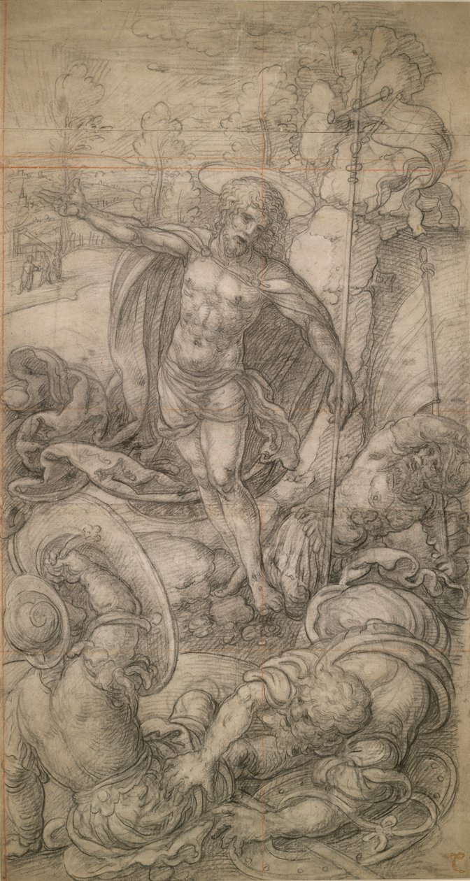 De opstanding van Christus door Bernard van Orley