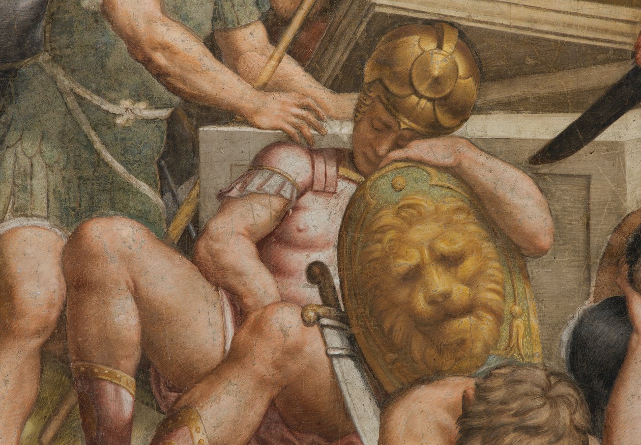 Counterfaccata, Bernardino Gatti, Opstanding 1529, Detail door Bernardino Gatti