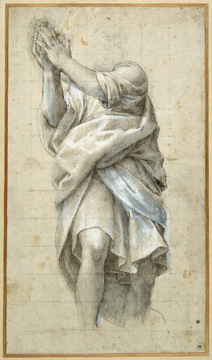 Studie voor een apostel door Bernardino Gatti