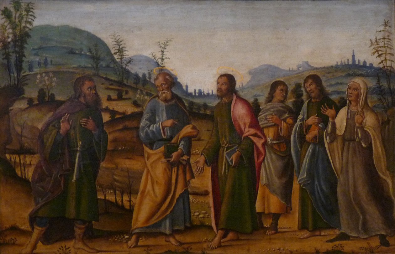 Frans: Saint Clément herenigd met zijn familie door Bernardino Fungai