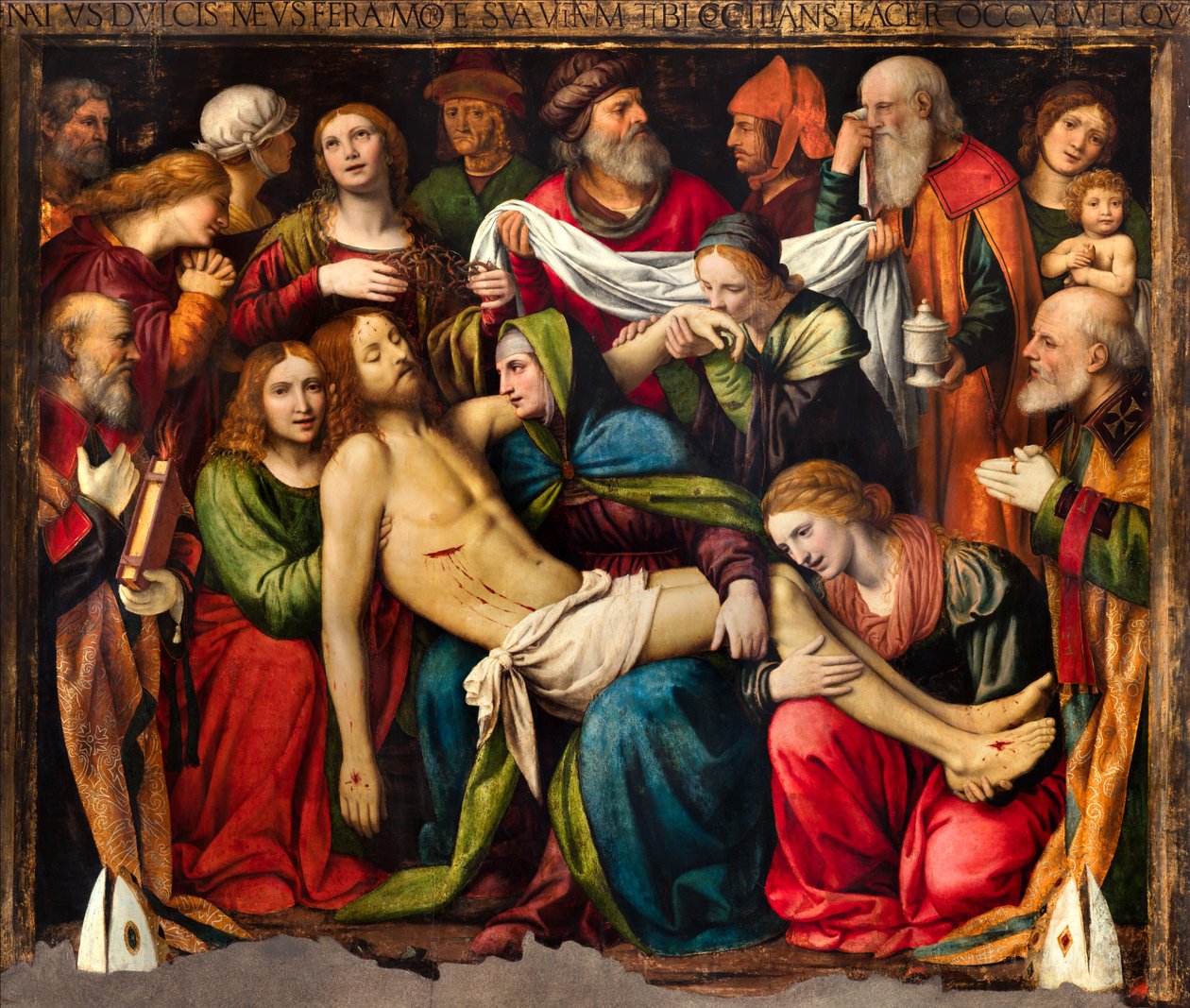 Milaan, Kerk van San Giorgio al Palazzo, Bernardino Luini, Graflegging door Bernardino Luini