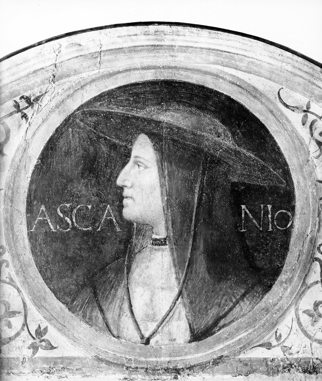 Portret van kardinaal Ascanio Sforza door Bernardino Luini