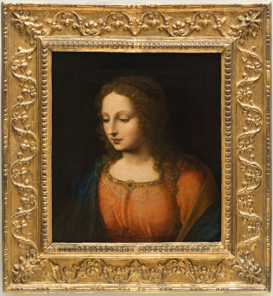 Portret van een vrouw door Bernardino Luini