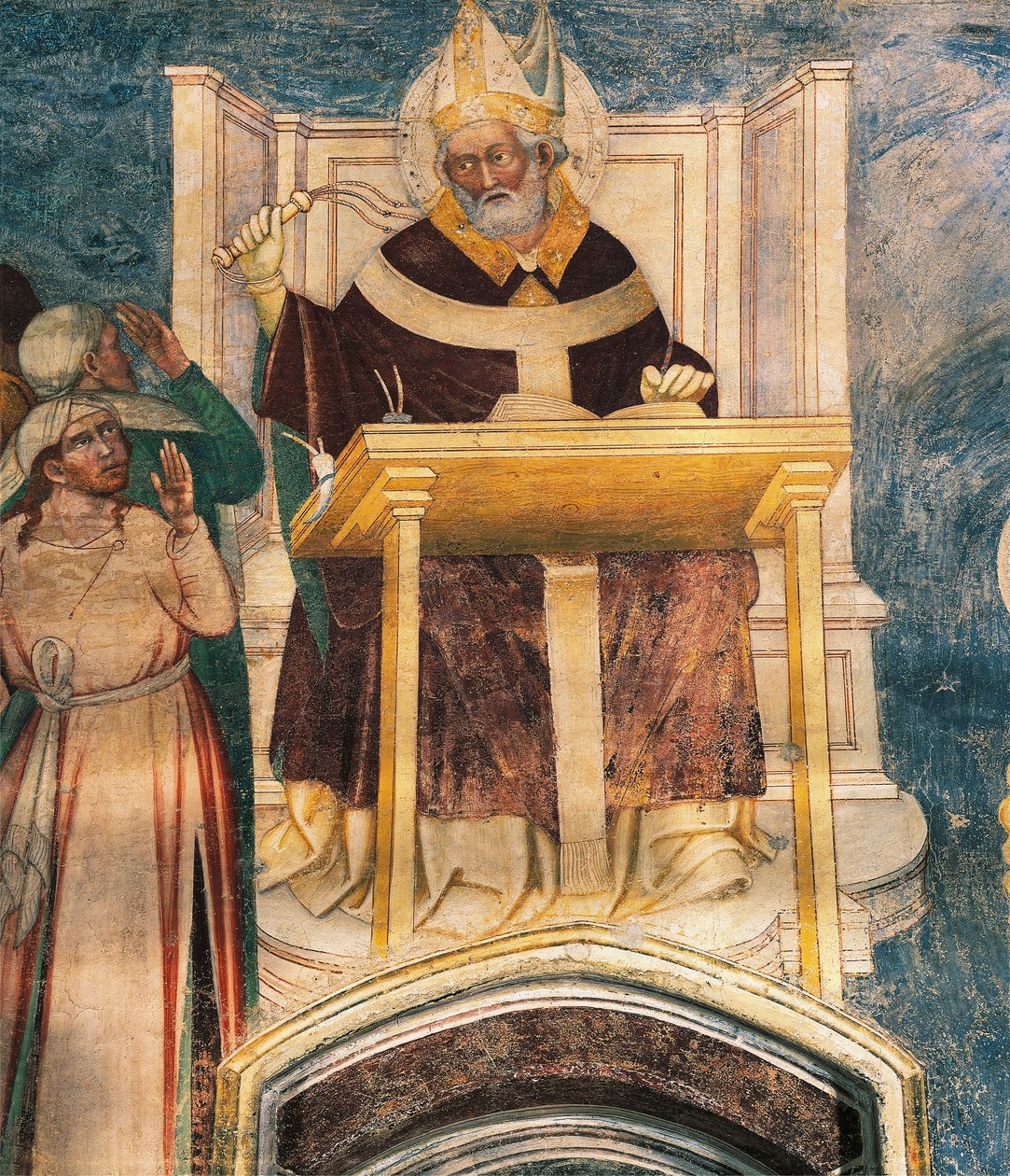 St. Ambrosius door Bernardino Luini