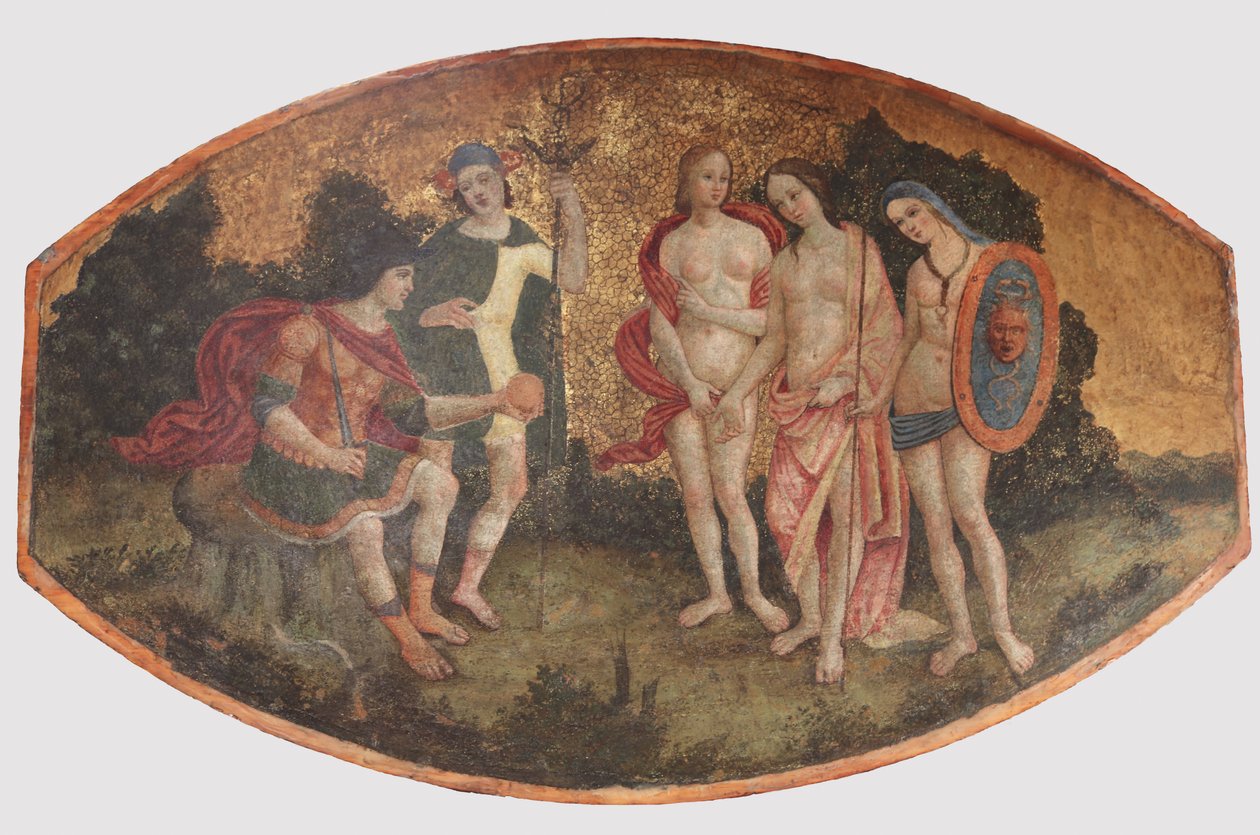 Oordeel van Paris, ca. 1509 door Bernardino Pinturicchio