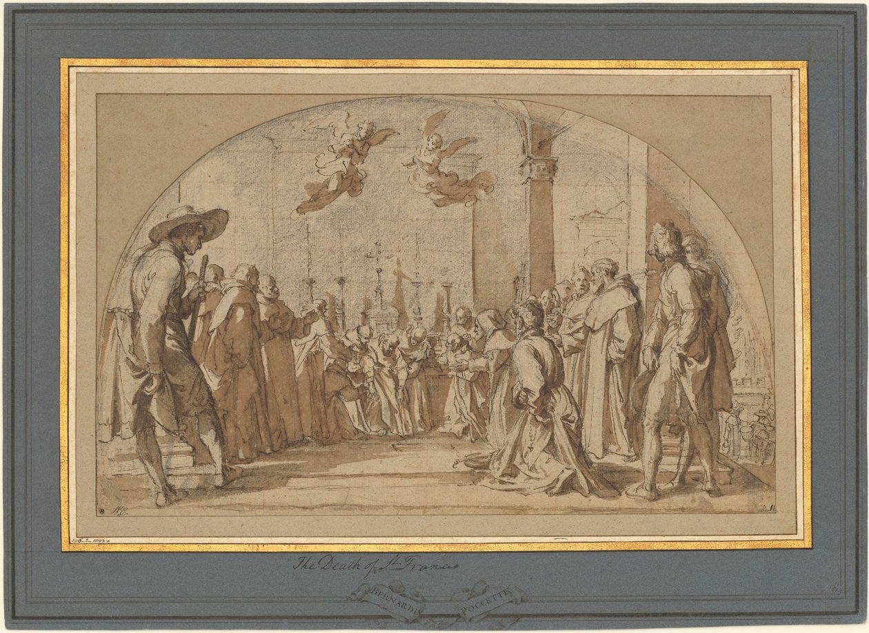 De Dood van de Zalige Buonagiunta Manetti door Bernardino Poccetti