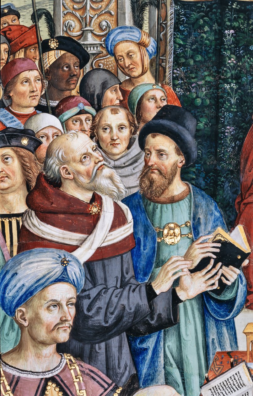 Piccolomini-bibliotheek, zuidwestmuur: 