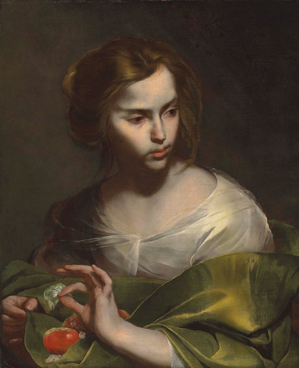 Heilige Dorothy door Bernardo Cavallino