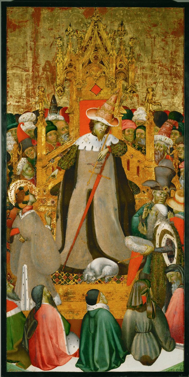 Vier scènes uit het martelaarschap van Sint Joris ... door Bernardo Martorell
