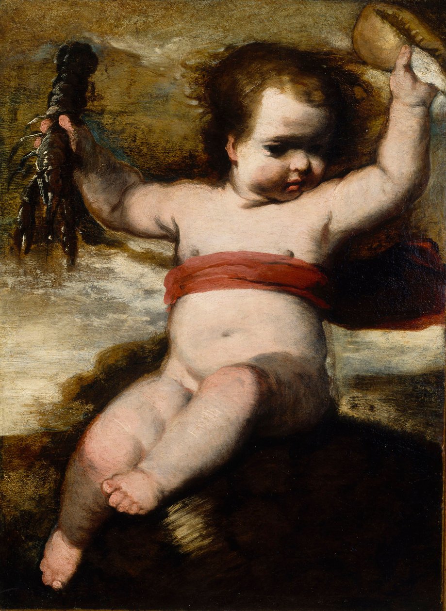 Allegorie van de zee door Bernardo Strozzi