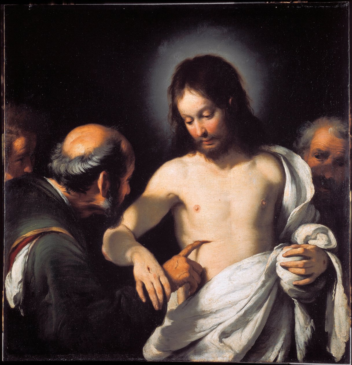De ongelovigheid van St. Thomas door Bernardo Strozzi