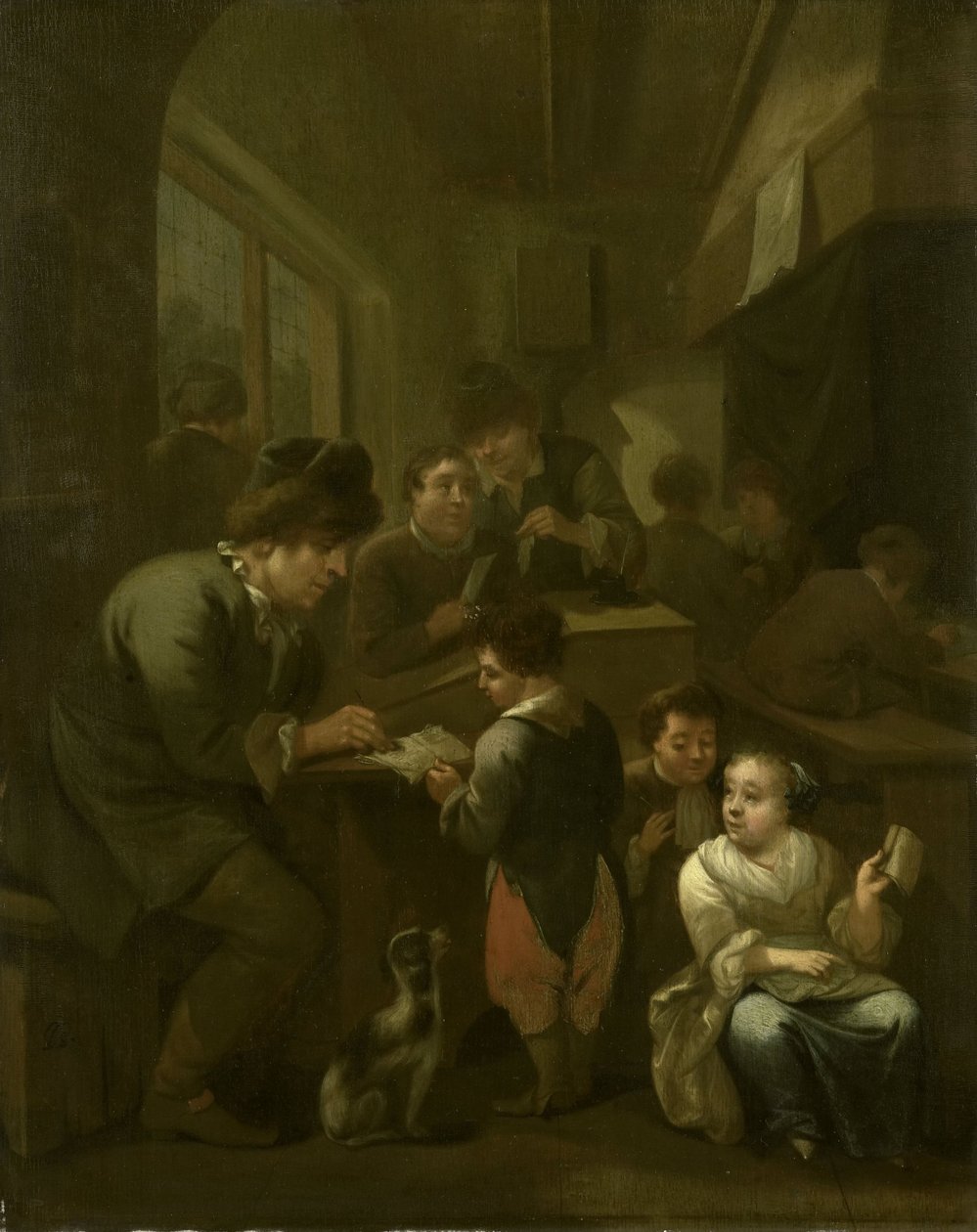The schoolmaster door Bernardus van Schijndel