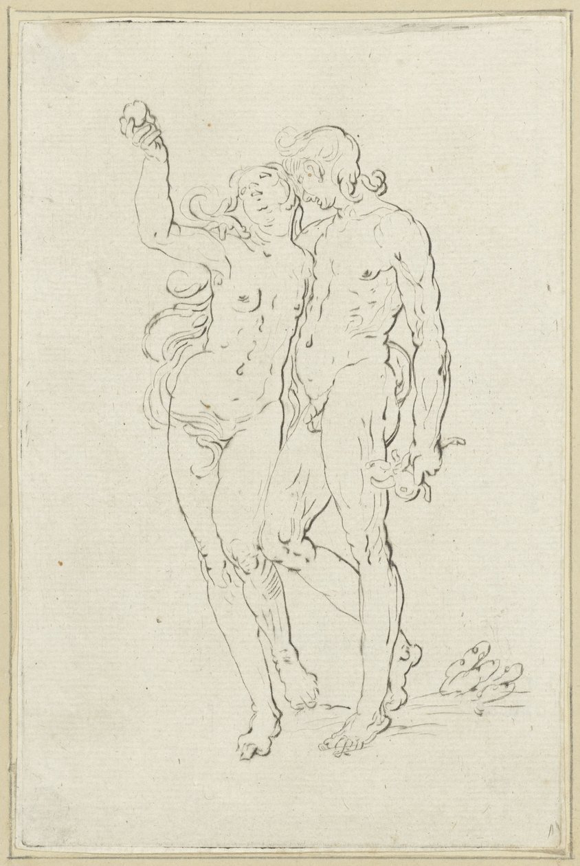 Adam en Eva door Bernhard Schreuder (possibly)
