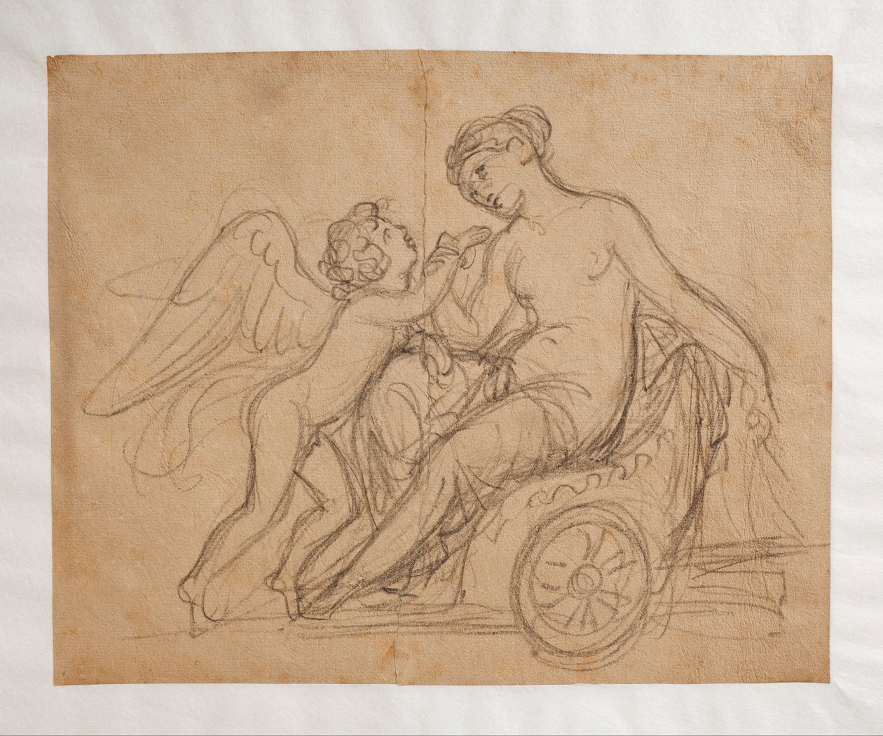 Cupido klaagt bij Venus over een bijensteek door Bertel Thorvaldsen