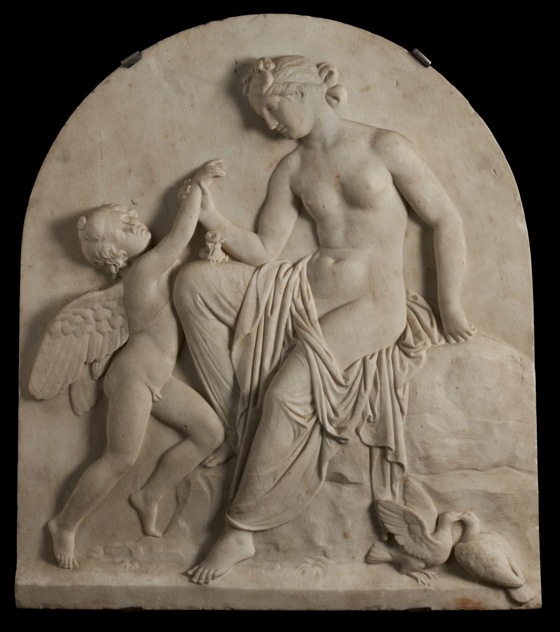 Cupido gestoken door een bij door Bertel Thorvaldsen