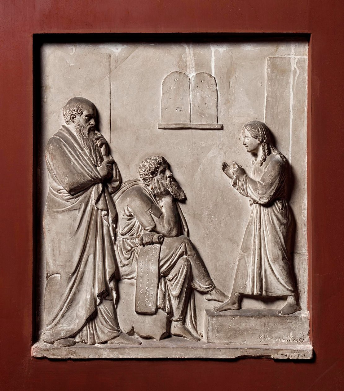 Jezus als kind in de tempel door Bertel Thorvaldsen